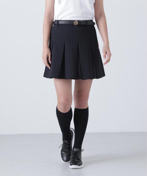【St.ANDREWS】フレアスカート St ANDREWS スカート 「St ANDREWS」千鳥楊柳ストレッチスカート