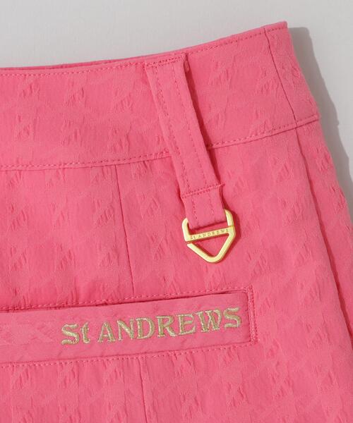 St ANDREWS スカート 「St ANDREWS」千鳥楊柳ストレッチスカート