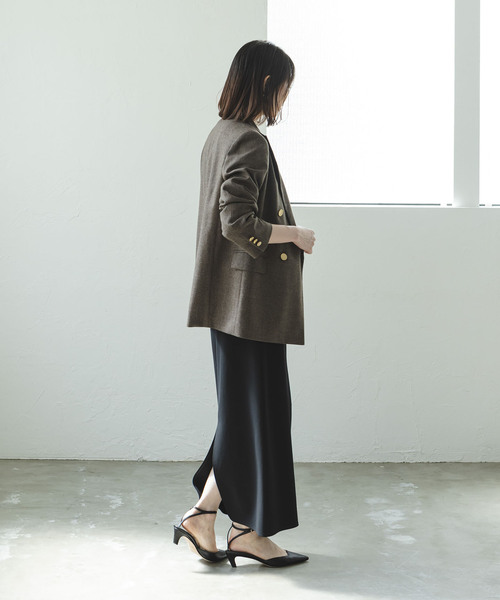 「NOBLE」 スカート 40 グレー レディース_画像7