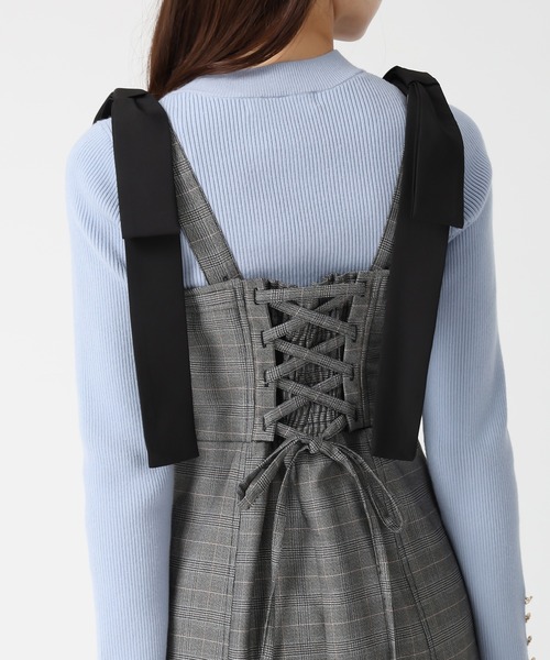 「31 Sons de mode」 ノースリーブワンピース S グレー レディース_画像4