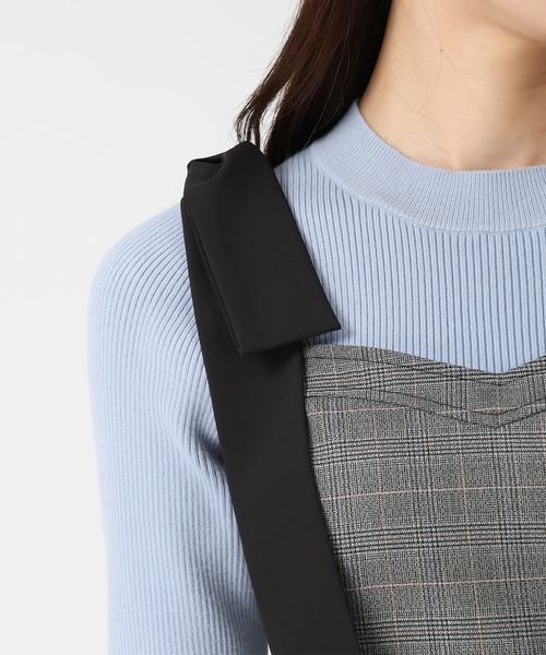 「31 Sons de mode」 ノースリーブワンピース S グレー レディース_画像6
