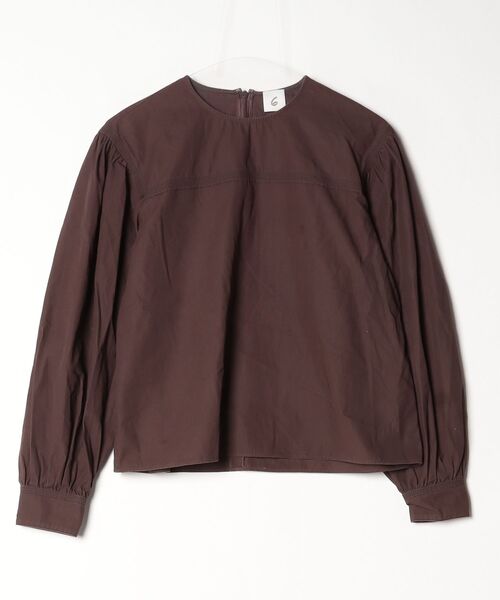 6 長袖ブラウス 38 ブラウン レディース : ZOZOTOWN Yahoo!店 - 通販