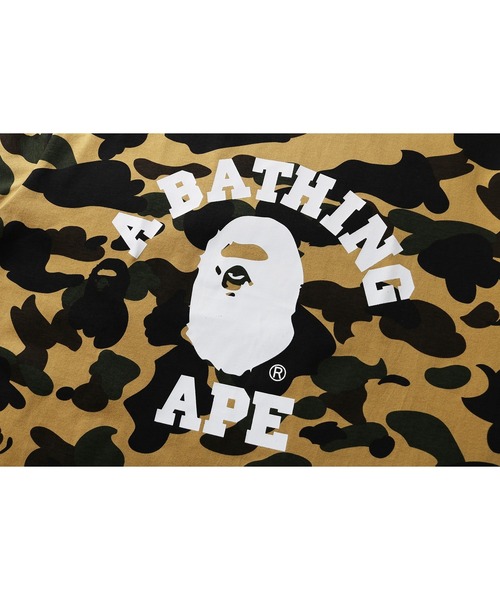 「Mr. BATHING APE」 半袖Tシャツ - グリーン メンズ_画像2