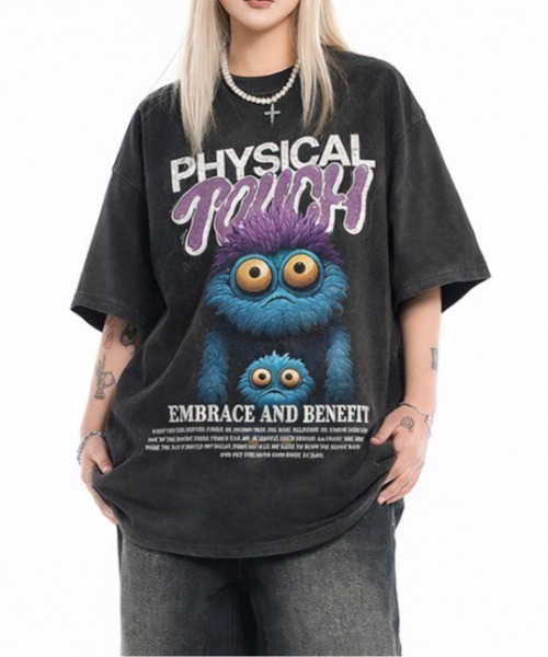 Evo+Revo（エボレボ） tシャツ ”変キャラで味が出ました” ビンテージ