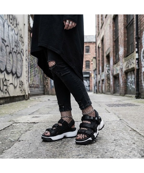 FILA（フィラ） 厚底 サンダル FILA DISRUPTOR SD PU レディース