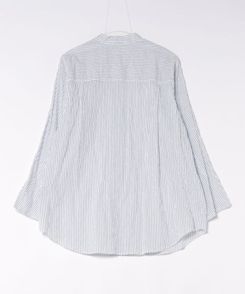 Plantation（プランテーション） ブラウス シャツ (S)ストライプローン