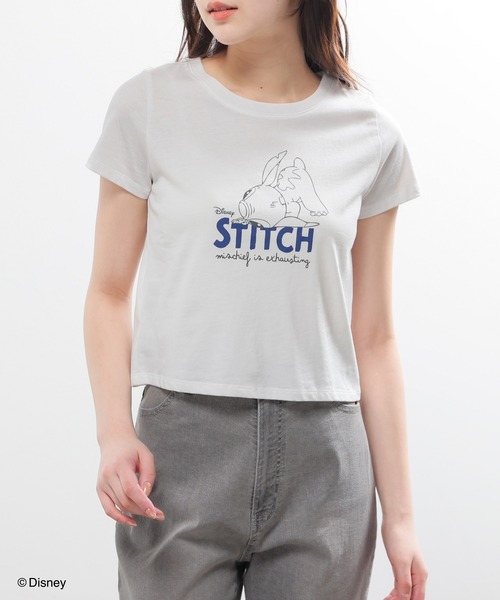 Honeys（ハニーズ） tシャツ 半袖 ディズニー／コンパクトTシャツ