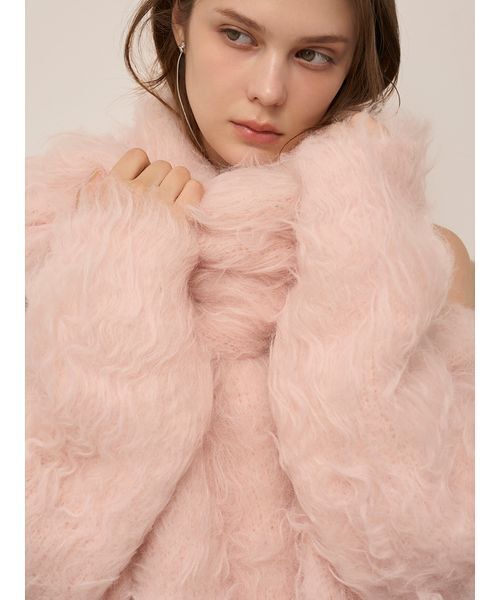 「SNIDEL」 ニットカーディガン F ネイビー レディースの画像