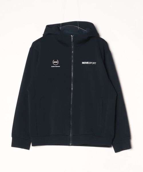 DESCENTE ジップアップパーカー　黒　Ｍ DESCENTE（デサント） ジップアップパーカー M ネイビー レディース