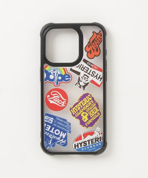 HYSTERIC GLAMOUR スマホケース HYSTERIC GLAMOUR（ヒステリックグラマー） iPhoneケース - ブラック