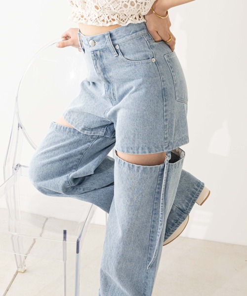 Chico（チコ） デニムパンツ 0 ブラック レディース : ZOZOTOWN Yahoo