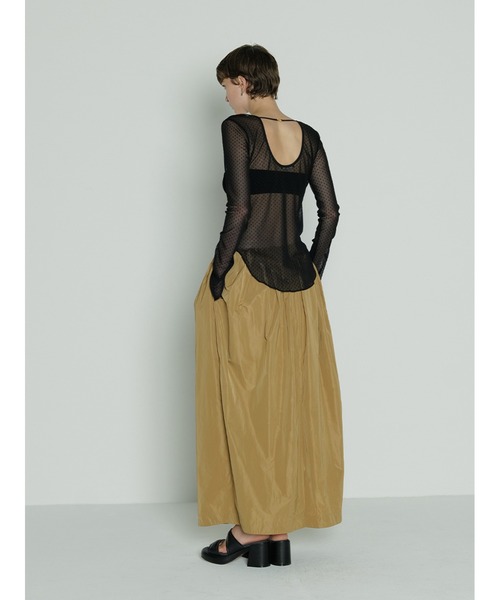 「SORIN」 長袖カットソー 38 ベージュ レディース_画像5