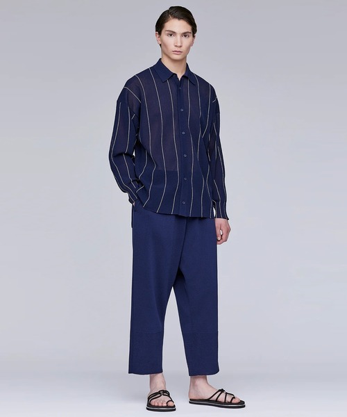 スラックス 「CFCL」TC MILAN WIDE TAPERED PANTS メンズの画像