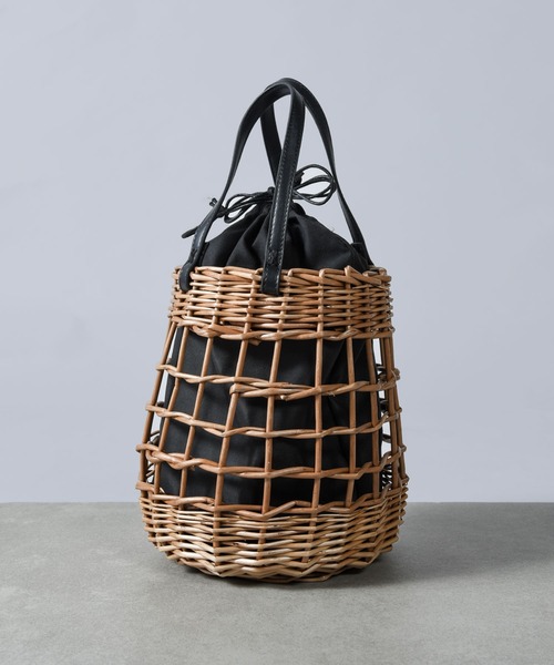 「folka」 かごバッグ ONE SIZE ブラック レディース_画像6