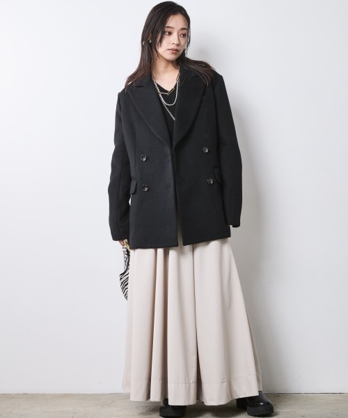 CHIC STYLE（シックスタイル） ジャケット 4L ブラック レディース