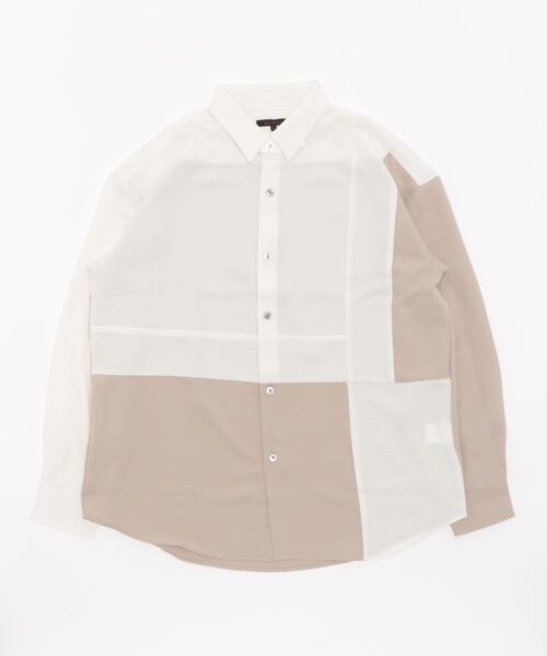 「m.f.editorial」 長袖シャツ MEDIUM ブラック メンズ_画像2
