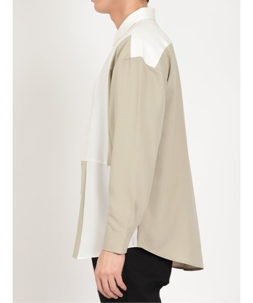「m.f.editorial」 長袖シャツ MEDIUM ブラック メンズ_画像4