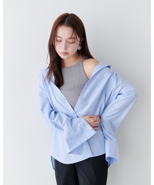 ブラウス シャツ オーバーサイズシャツ レディース | ブランド登録なし | 23