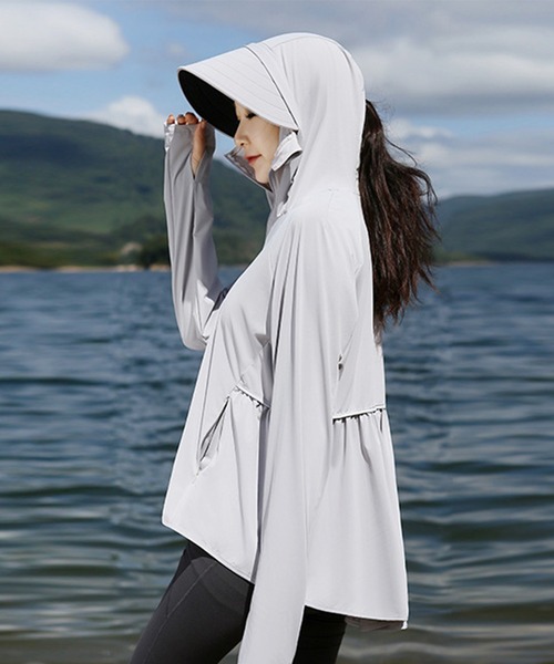 Lace Ladies（レースレディース） ラッシュガード 接触冷感 バイザー