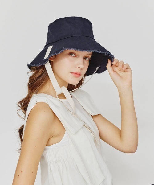 「Chapeau d' O」 ハット M/57.5cm ネイビー レディース_画像7
