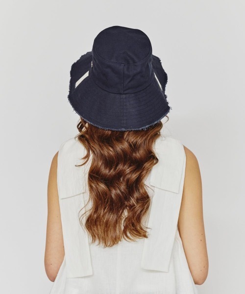 「Chapeau d' O」 ハット M/57.5cm ネイビー レディース_画像8