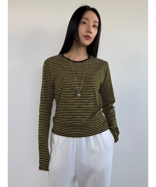 「Didot.showroom」 長袖カットソー FREE レッド レディース_画像3