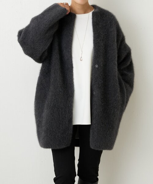 BEARDSLEY（ビアズリー） コート アウター ファーニットコート