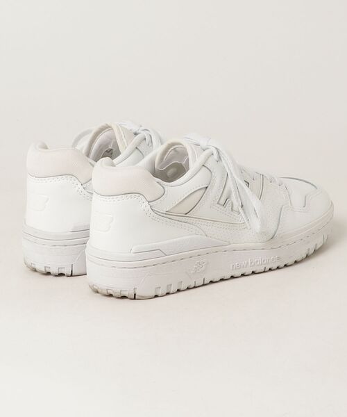 「New Balance」 ローカットスニーカー 24.0cm ホワイト メンズ_画像2
