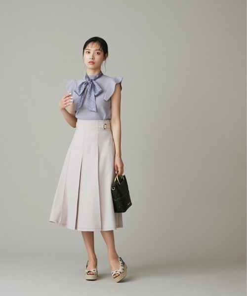 「JILL by JILL STUART」 フレアスカート SMALL ネイビー レディース_画像2