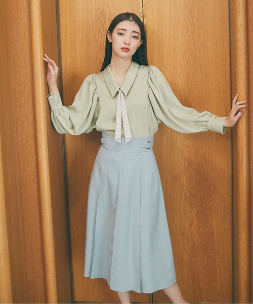 「JILL by JILL STUART」 フレアスカート SMALL ネイビー レディース_画像3