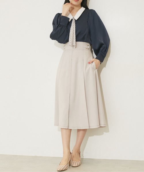 「JILL by JILL STUART」 フレアスカート SMALL ネイビー レディース_画像9