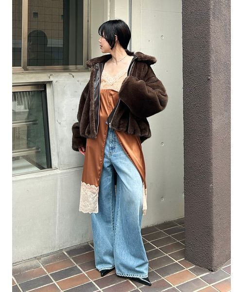 Henon. ワンピース レーススリップキャミワンピース : ZOZOTOWN Yahoo