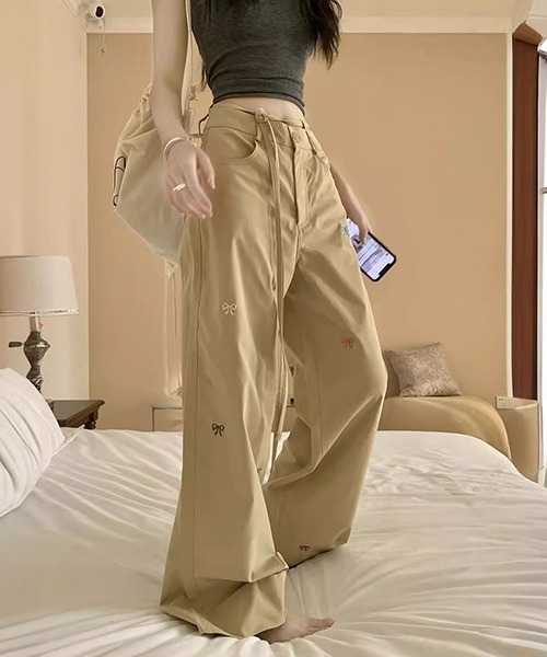 「gossip!ロサンゼルス」 カーゴパンツ S ベージュ レディース_画像3