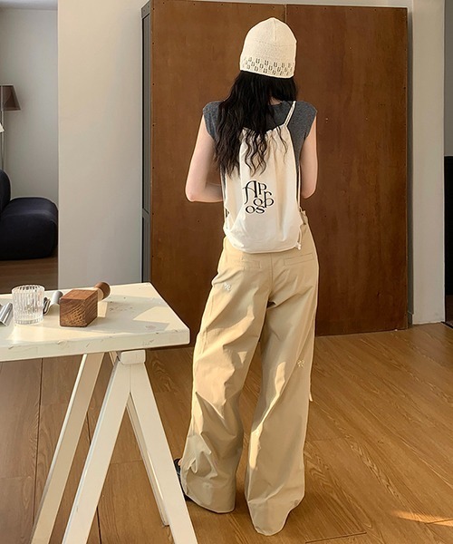 「gossip!ロサンゼルス」 カーゴパンツ S ベージュ レディース_画像5