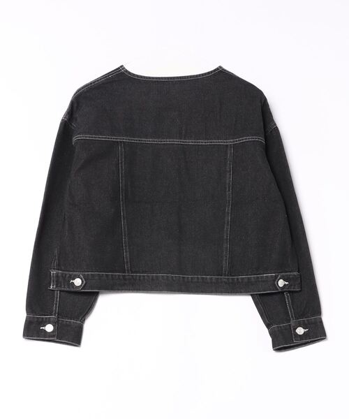 「mil」 デニムジャケット X-SMALL ネイビー レディース_画像2
