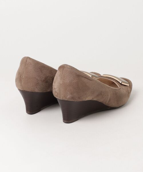 「coca(ANDEX shoes product)」 パンプス 24.5cm ベージュ レディース_画像2