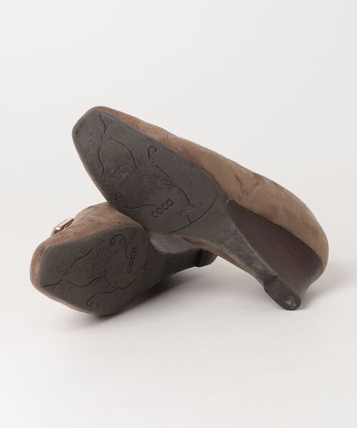「coca(ANDEX shoes product)」 パンプス 24.5cm ベージュ レディース_画像3