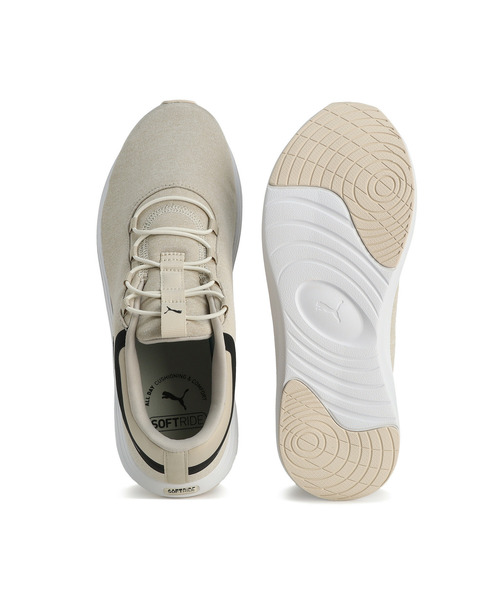 「PUMA」 スリッポン 22.0cm ネイビー×ホワイト メンズ_画像4