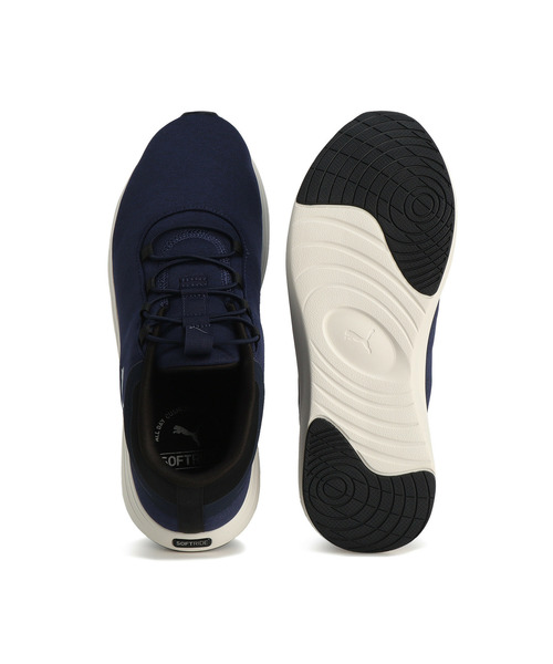 「PUMA」 スリッポン 22.0cm ネイビー×ホワイト メンズ_画像9