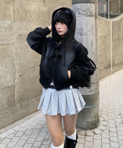「lilful」 ジップアップパーカー F ピンク レディース_画像4