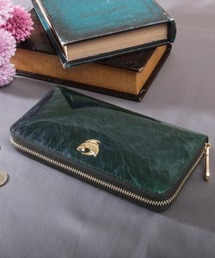 Clelia（クレリア） 財布 エナメルラメ加工カードケース付きラウンド