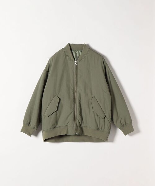 SHIPS any ジャケット ブルゾン any: THERMORE ジップ MA-1 ブルゾン