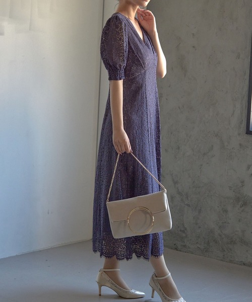 Dorry Doll ヴィンテージフラワーレースワンピース 38 結婚式