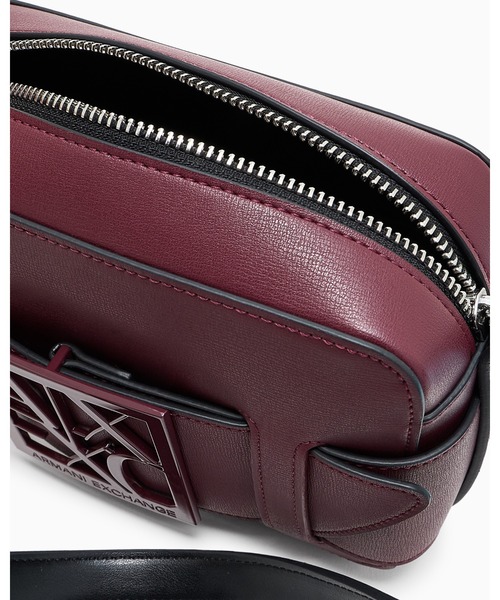 新品未使用 アルマーニエクスチェンジ A|X 赤 レザー ショルダーバッグ ARMANI EXCHANGE ショルダーバッグ バッグ 「A|X アルマーニ