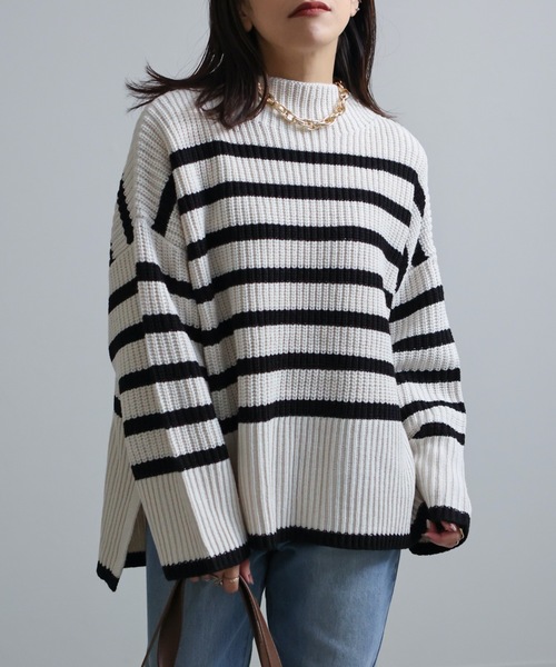 AP STUDIO Limb オーバープルオーバー ニット AP STUDIO Limb オーバープルオーバー ニット AP STUDIO Limb