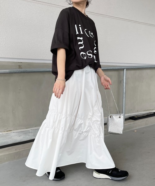 スカート yoli gather skirt Yoli ヨリ Cotton gather skirt コットンギャザースカート - メルカリ