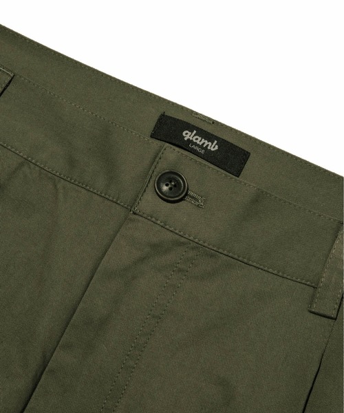 glamb パンツ Baggy Cropped Pants / バギークロップドタック