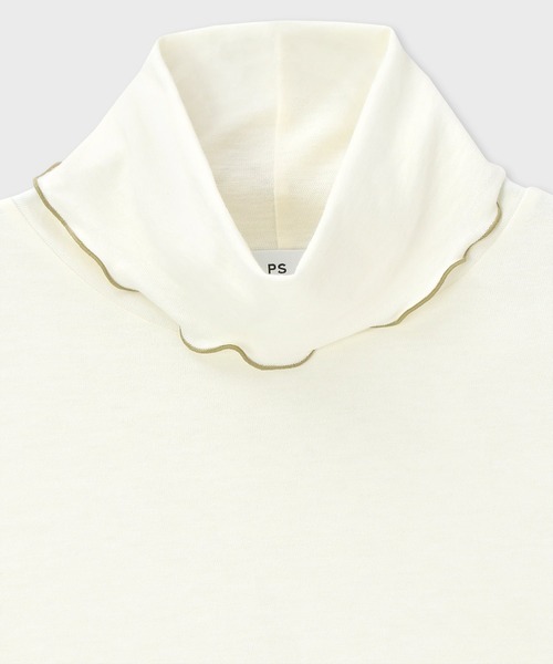 tシャツ メローステッチ タートルネックカットソー / 235422 J354 レディース PS Paul Smith tシャツ メローステッチ タートルネック