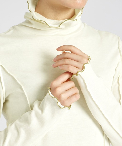 tシャツ メローステッチ タートルネックカットソー / 235422 J354 レディース PS Paul Smith tシャツ メローステッチ タートルネック
