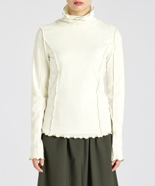 tシャツ メローステッチ タートルネックカットソー / 235422 J354 レディース PS Paul Smith tシャツ メローステッチ タートルネック